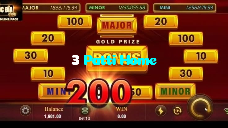 available types of 3 Patti Home bet including pre-match live express and system bets