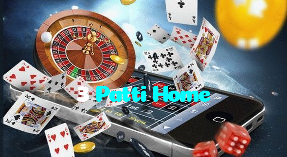 3 Patti Home casino presented on mobile device in Pakistan with slots and live games
